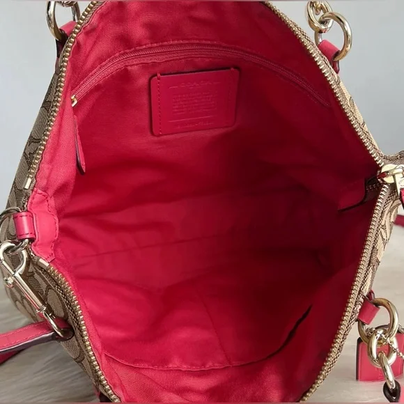 Kelsey Satchel Signature Canvas Tote Brand New Without Tags - Picture 7 of 7